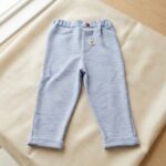 شلوار پیشبندی (بیلر) نوزادی پسرانه رنگ آبی